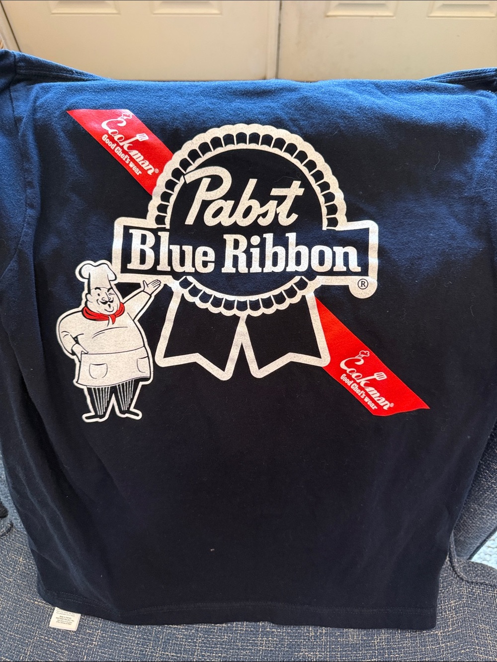 Pabst Blue Ribbon Navy Short Sleeve Tee